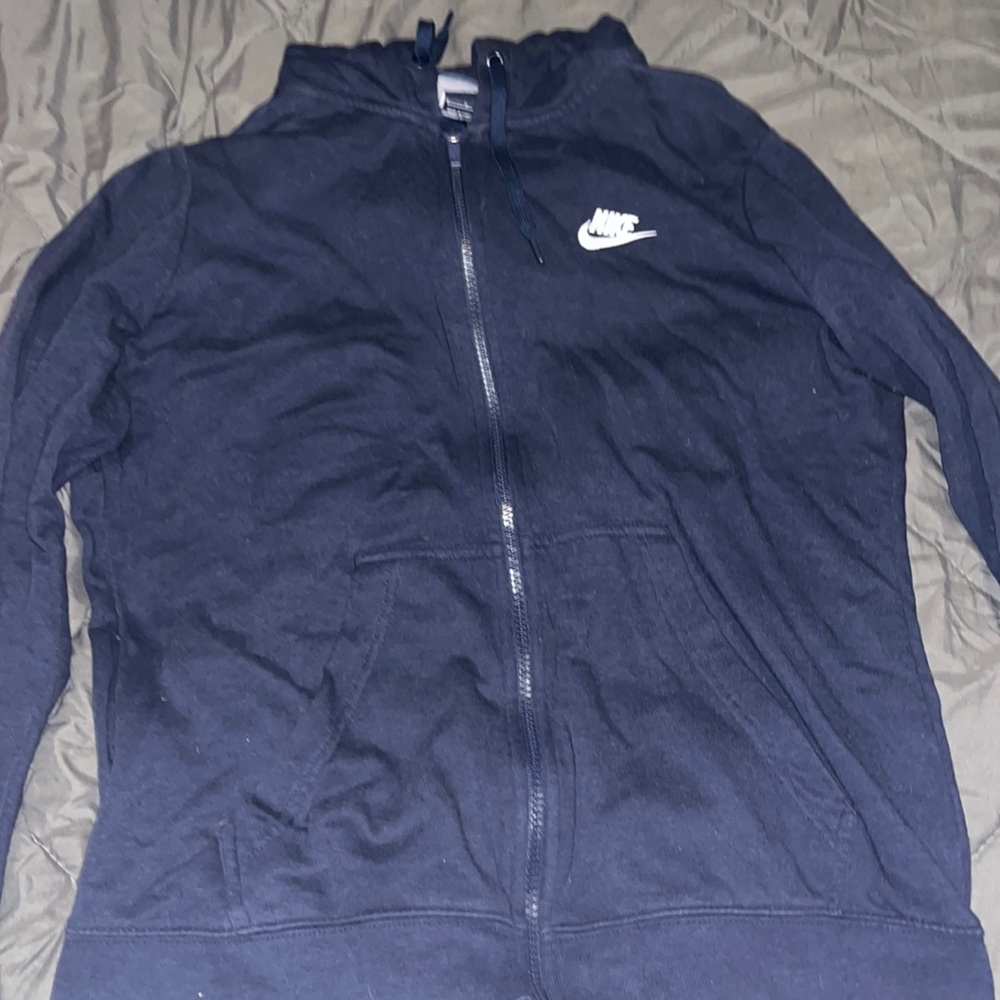 Nike full zip womens sweater size L
